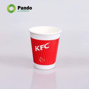일회용 양각 종이 핫 컵